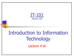 lecture 16 ppt - George Mason University