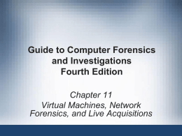 Network forensics - Personal.psu.edu