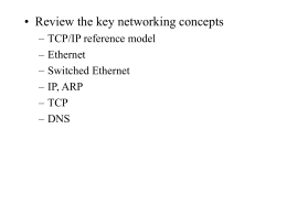 Key networking concepts, part 1
