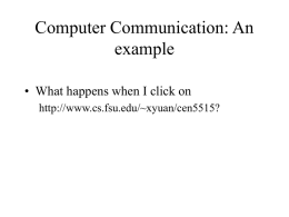 Lecture 1: Motivation - FSU Computer Science