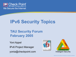 IPv6-security