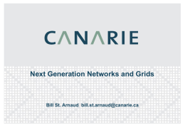 Next Generation Networks and Grids