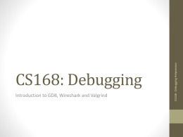 CS168: Debugging