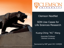 20130717-Wang-ClemsonNextNetx