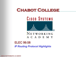 Routes - Chabot College