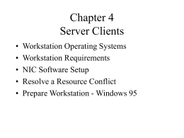 Chapter 4 Server Clients