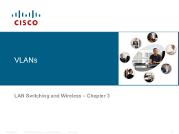 Explain the Role of VLANs in a Converged Network