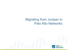 Juniper Migration Webinar