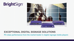 BrightSign App - Media Solutions