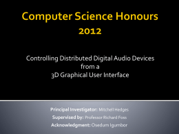 Presentation 3 - Computer Science