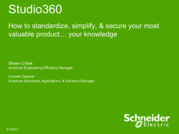 Studio360 Overview Presentation (4‑2013)