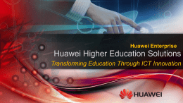 Huawei Education Solutions Vision