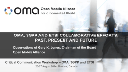 2_4_OMA 3GPP and ETSI Collaborative Efforts