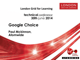 LGfL Tech Conference 2014P_V2