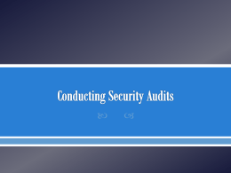Describe how usage audits can protect security