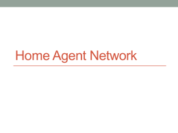 Presentation on pWeb Home Agent