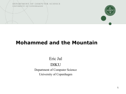 Mohammed and the Mou.. - Computer Engineering Research Group
