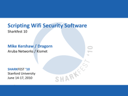 D-5 (Kersha)w Scripting Wireless Utilities