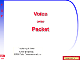 Voice over Packet - Part 1