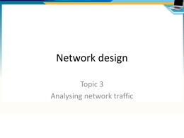 Analysing network traffic