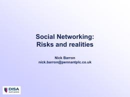 Social Networking - Defence Industry Security Association