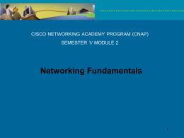 Power Point Chapter 02 CCNA1