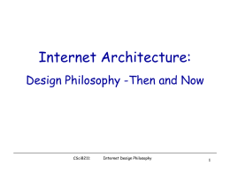 Internet:Design-Philosophy