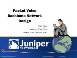 Juniper Networks Presentation Template-EMEA