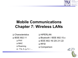 Mobile Communications