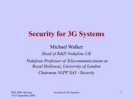 On the Security of 3GPP Networks
