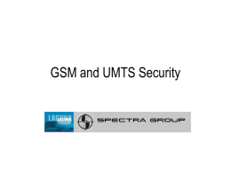 GSM Features and Security - High