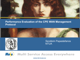 Performance Evaluation of the CPE WAN Management Protocol