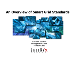 An Overview of Smart Grid Standards