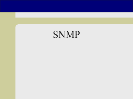 SNMP - IT Strategic Template Document Solutions