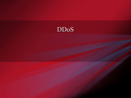DDoS - IT Strategic Template Document Solutions