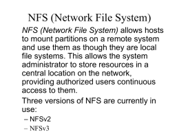 NFS (Network File System)