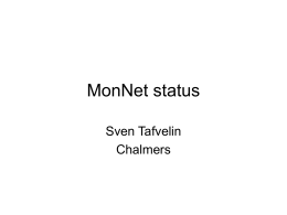 MonNet status