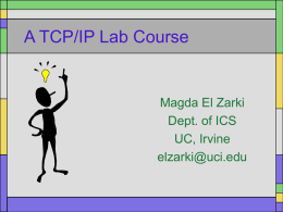 TCP/IP Laboratory