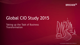 Global CIO Study 2015