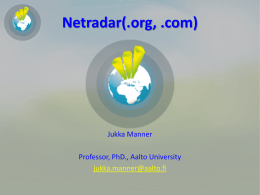 Netradar introduction