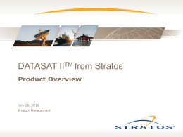 DATASAT II - Stratos Global