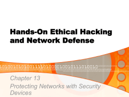 Hands-On Ethical Hacking and Network Security