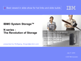 IBM Tivoli Storage Sales Seminar - IBM