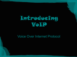 Introducing VoIP - College of the Desert