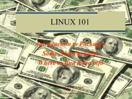 Linux 101 - Intorduction to things - Platinum Java