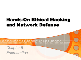 Hands-On Ethical Hacking and Network Security