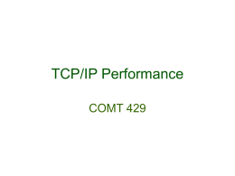 TCP/IP - Ohio University
