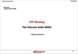 Format grafico per presentazioni istituzionali