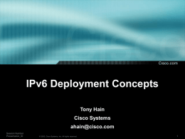 IPv6 Basics