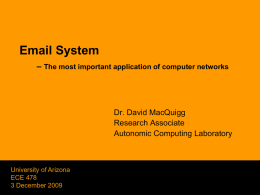 Email Abuse - University of Arizona